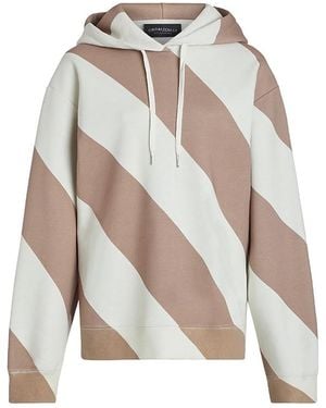 Cynthia Rowley Drew Striped Hoodie - White