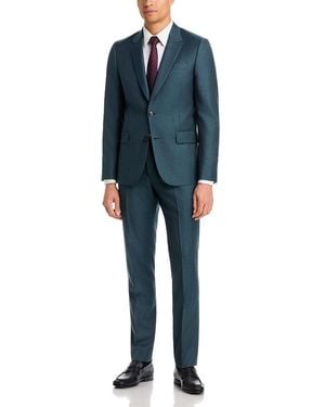 Paul Smith Soho Canvas Sharkskin Extra Slim Fit Suit - Blue