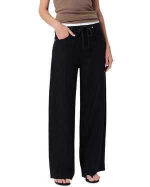 Citizens of Humanity Brynn Drawstring Linen Trousers - Black