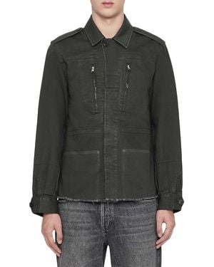 AllSaints Silvo Cotton Jacket - Gray