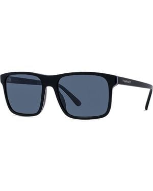 Vuarnet Belvedere Rectangular Sunglasses, 57Mm - Blue
