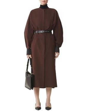 Lanvin Shirt Dress - Brown