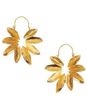 We Are NBO Calinda Pull Through Earrings - Metallic