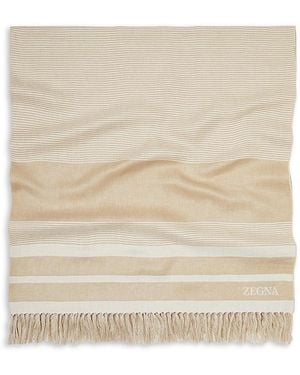 ZEGNA Oasi Lino Throw - Natural