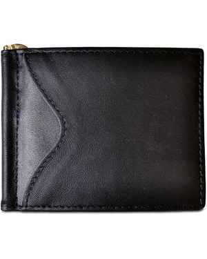 ROYCE New York Leather Rfid-Blocking Money Clip Wallet - Black