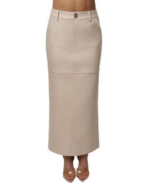 JLUXLABEL Focus Skirt - Natural