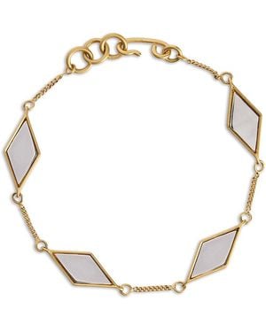 Jil Sander Two Tone Flex Bracelet - Metallic