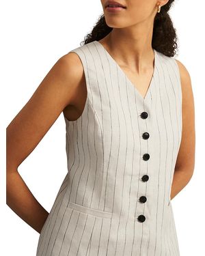 Hobbs Groombridge Linen Vest - White