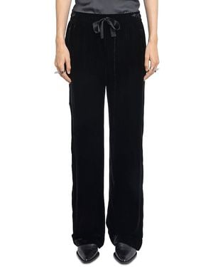 Zadig & Voltaire Poma Velvet Pants - Black
