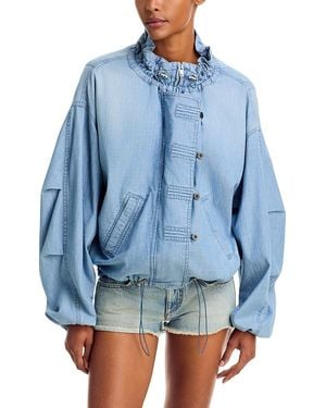 Isabel Marant Nilay Cotton Jacket - Blue