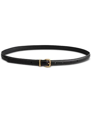 Madewell Essentials Skinny Belt - White