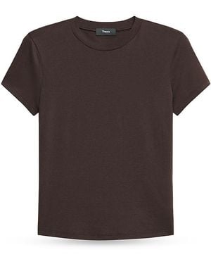Theory Apex Tiny Tee - Brown