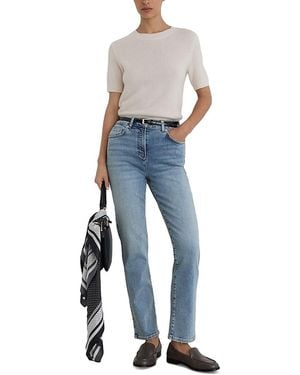 Reiss Mid Rise Slim Leg Jeans - Blue