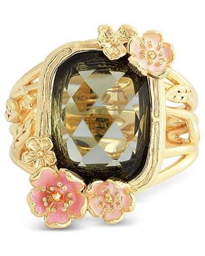 Anabel Aram Wildflower Stone Ring - Metallic