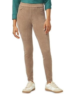 Hue Classic Corduroy Leggings - Natural
