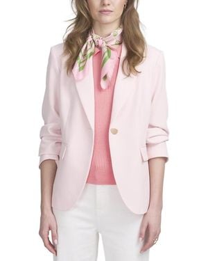 Elle Collection One-Button Jacket - Red