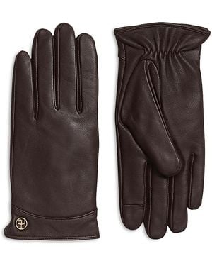 Rag & Bone Joni Leather Gloves - Brown