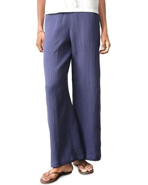 Marine Layer Isla Double Cloth Pants - Blue