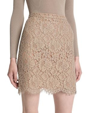 Michael Kors Corded Lace Mini Skirt - Natural