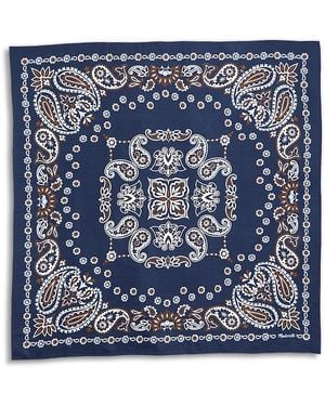 Madewell Medium Silk Bandana - Blue