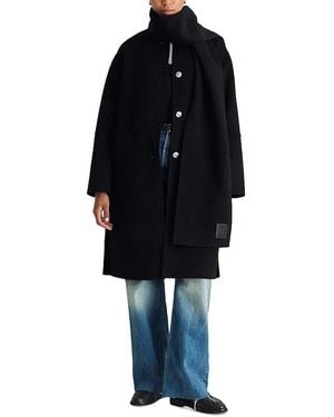 Dawn Levy Claude Scarf Coat - Black
