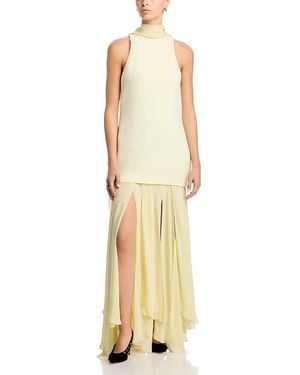 Brandon Maxwell Leonie Dress - Metallic