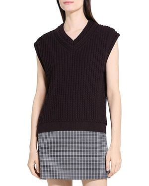 Theory Sweater Vest - Black