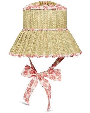 Lorna Murray Luxe Ravello Straw Hat - White