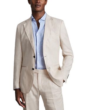 Reiss Kin Linen Slim Fit Suit Jacket - Multicolor