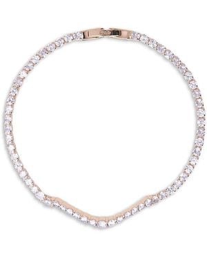 Maje Cascade Crystal Diamante Flex Bracelet - Natural