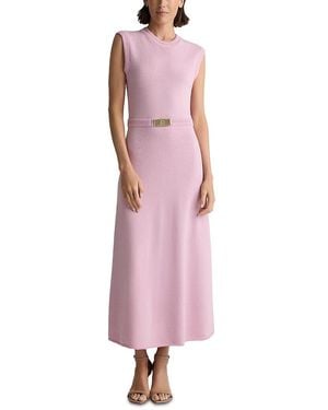 St. John Legacy Crepe Knit Dress - Pink