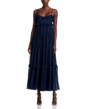Michael Kors Tiered Maxi Dress - Blue