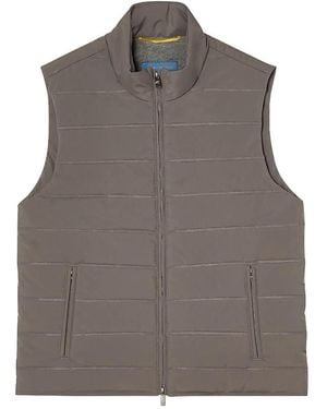 Robert Talbott Driver Quilted Vest - Gray