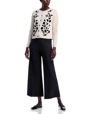 Sioni Embroidered Cardigan And Pants Set - White