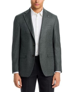Jack Victor Midland Regular Fit Twill Solid Wool Sport Coat - Gray