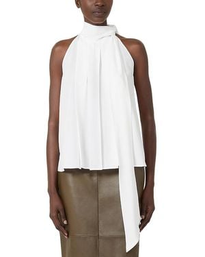 Max Mara Mxmfune Silk Top - White