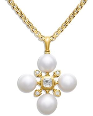 David Yurman Renaissance Pearl Pendant - Metallic