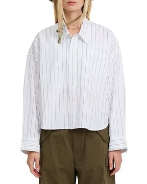 Denimist Cropped Shirt - White
