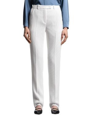 Emporio Armani Textured Pants - Blue