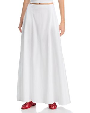 Leset Yoko Maxi Skirt - White