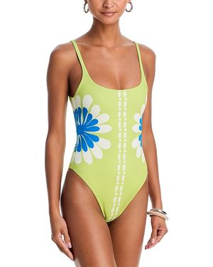 Cala De La Cruz Donna One Piece Swimsuit - Green