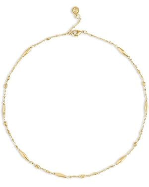 Anabel Aram Milos Multi Beaded Necklace, 16-17 - Metallic