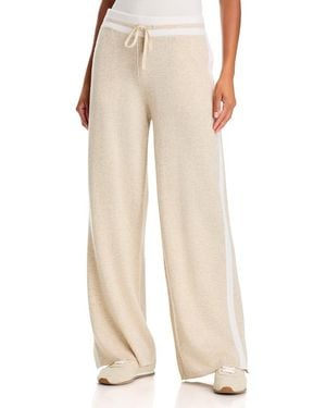 Rag & Bone Nyla Cashmere Wide Leg Pants - Natural