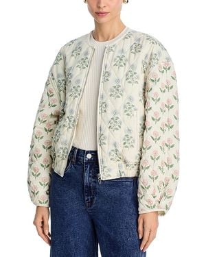 Blank NYC Quilted Jacket - Blue