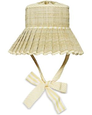 Lorna Murray Luxe Ravello Packable Straw Hat - Metallic