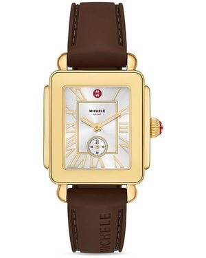 Michele Deco Mid Sport Watch, 29Mm X 31Mm - Metallic