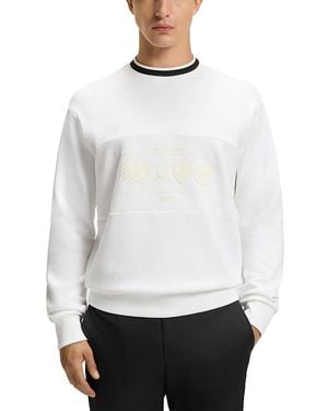 BOSS Salbo Heritage Sweatshirt - White