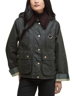 Barbour Reighton Wax Jacket - Black