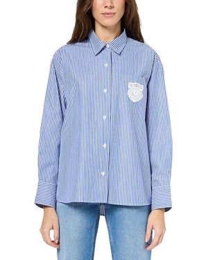 Gerard Darel Urika Striped Shirt - Blue