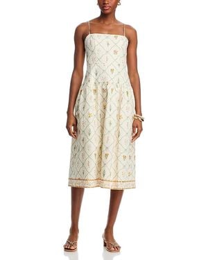 Wayf Juliet Midi Dress - Natural